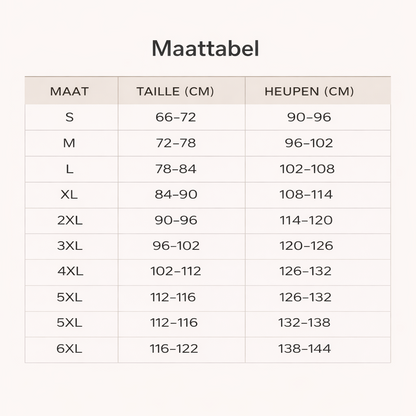 Halve Faja – Lift voor de billen & platte buik effect