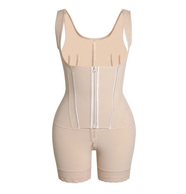 Faja Shapewear met Dubbele Shaping – Rits & Haaksluiting